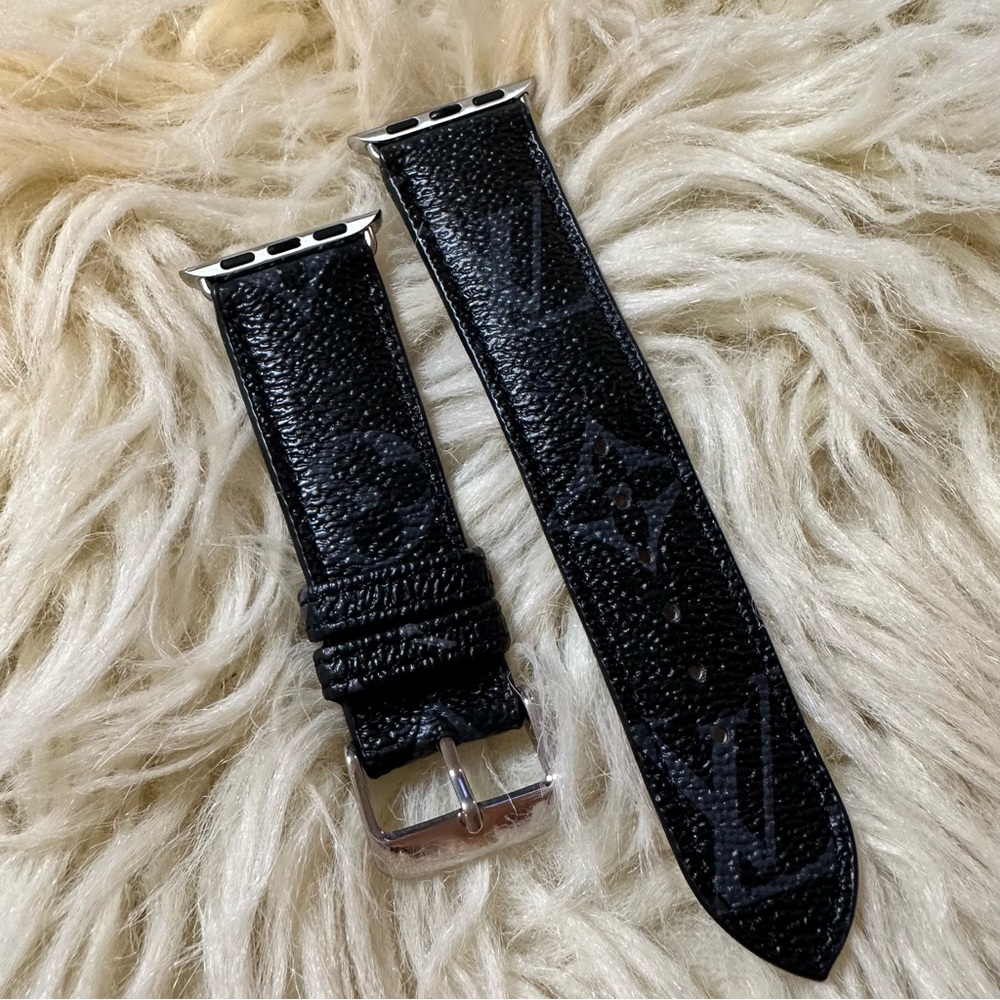 Genuine Leather LV-look-alike Apple Watch Band